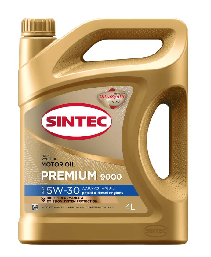 Sintec PREMIUM 9000 5W30 С3 4л