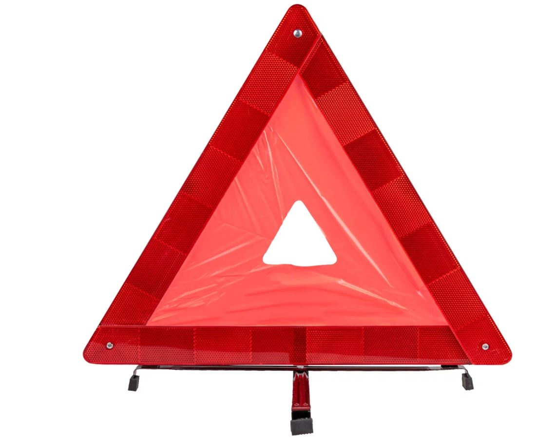 Знак аварийной остановки SKYWAY 003 средний в пенале