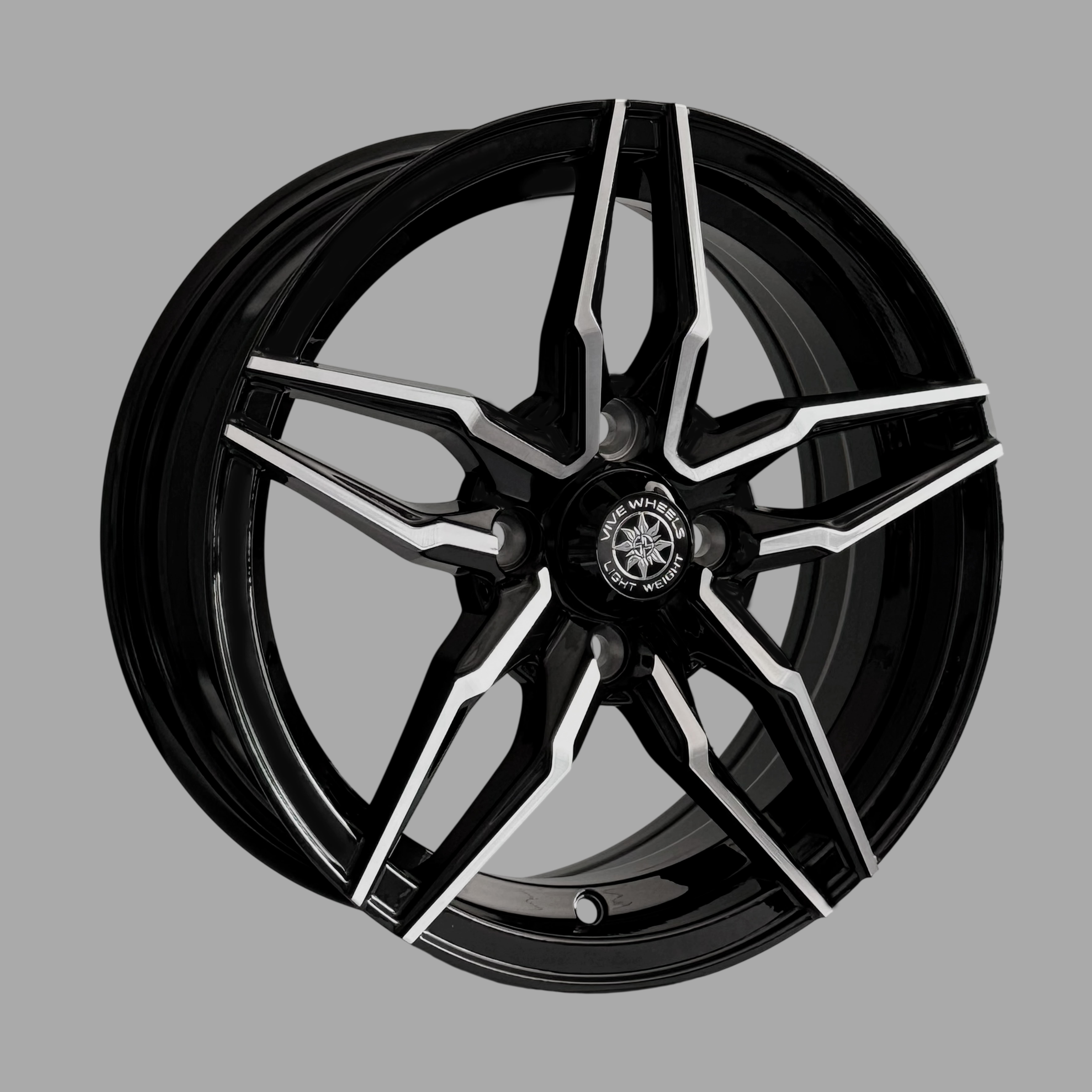 диски VIVE 4210 5,5xR14 4x100 67,1 38 MACHINE SPOKE
