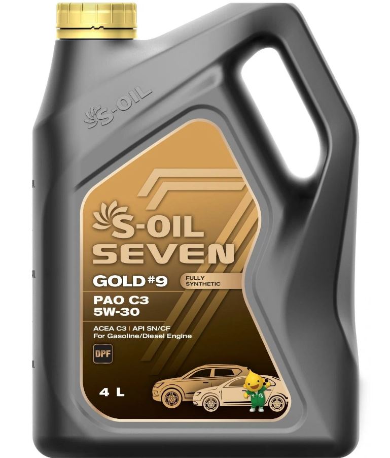 S-Oil 7 Gold 5W30 C3 4л синт.